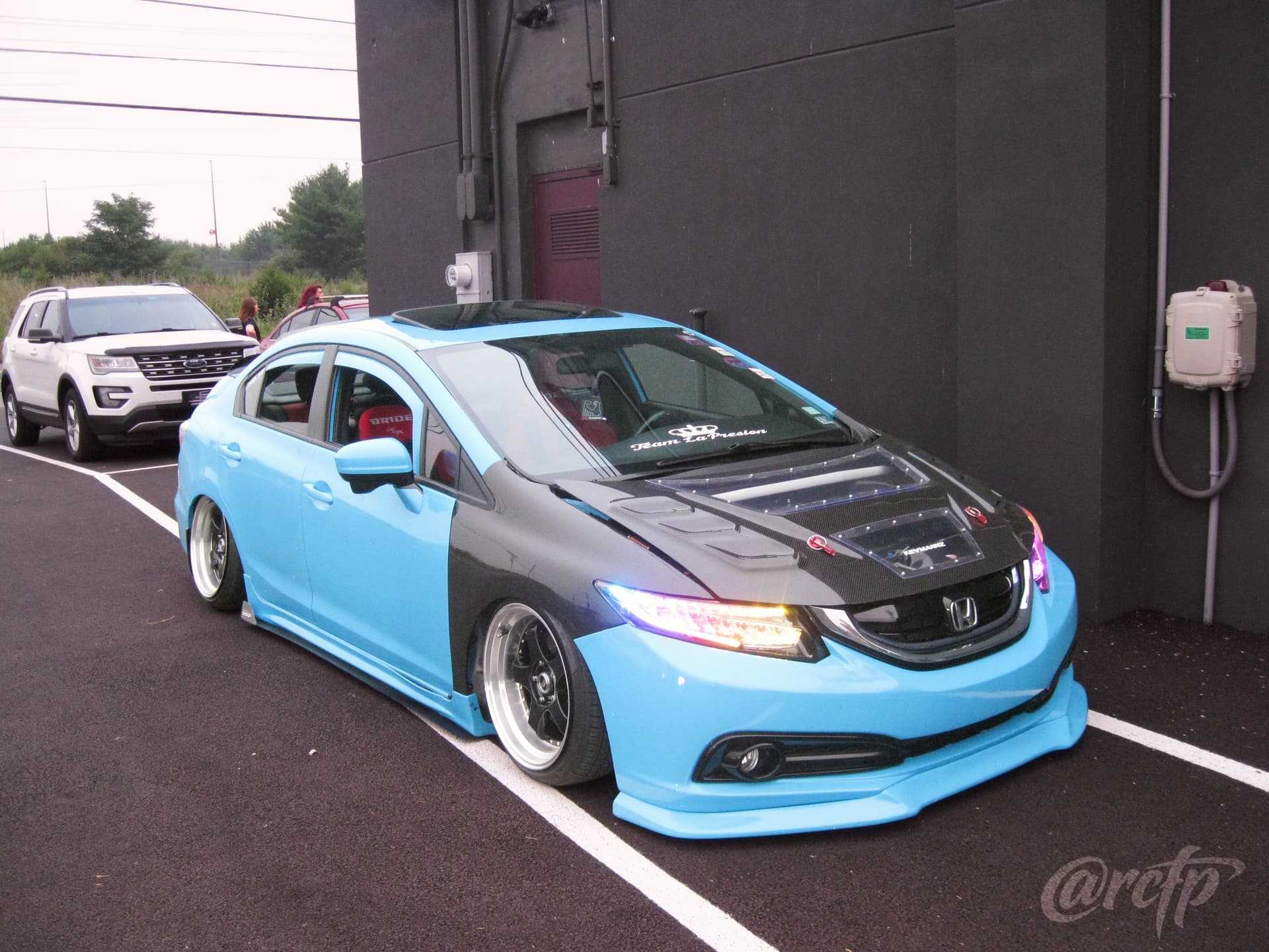 Blue Honda